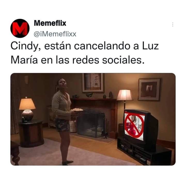 Memes de Luz María cancelada