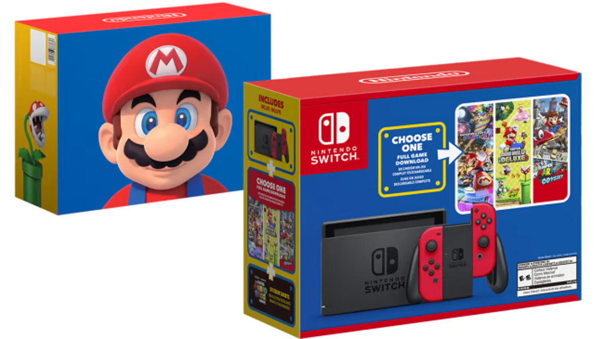 Nintendo Switch Mario Choose One Bundle Edition
