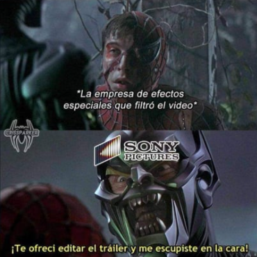Memes del tráiler filtrado de Spider-Man