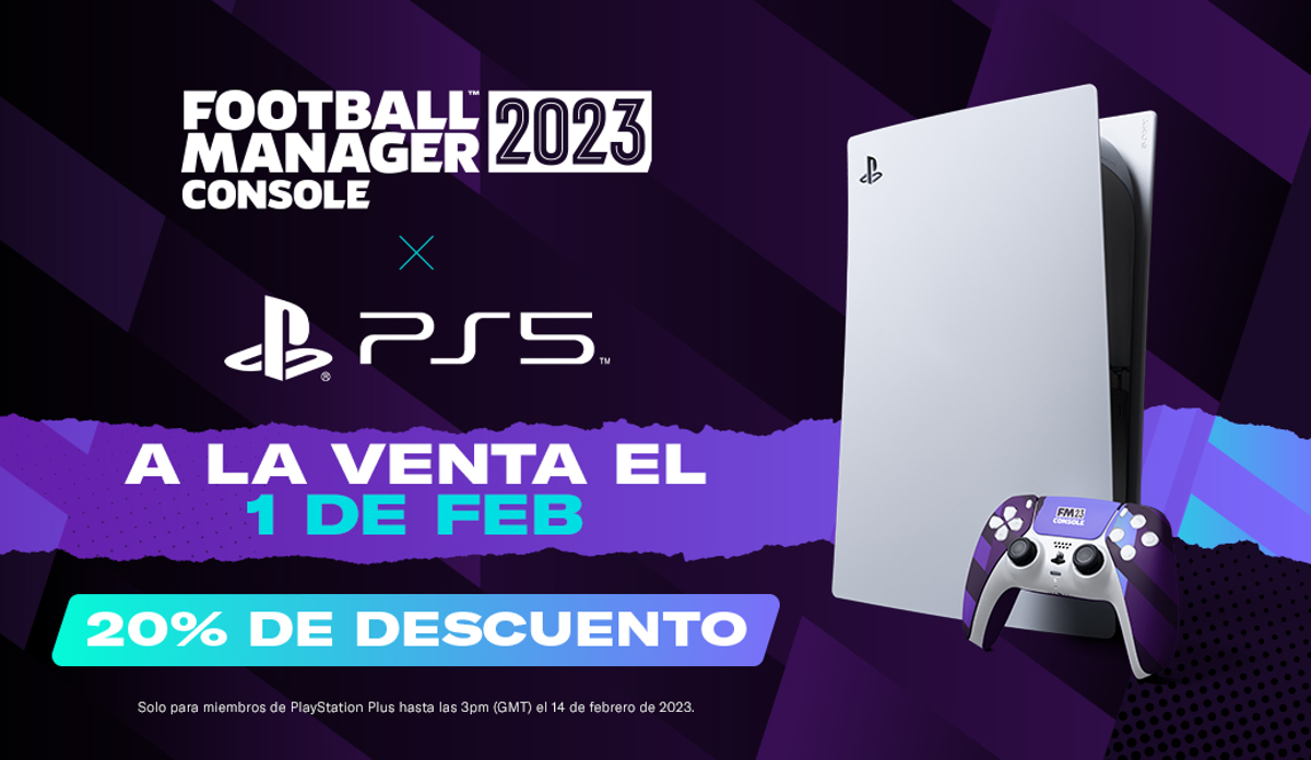 Football Manager 2023 llega a PlayStation 5 el 1 de febrero
