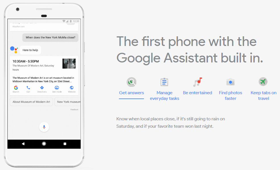 El primer teléfono con Google Assistant 
