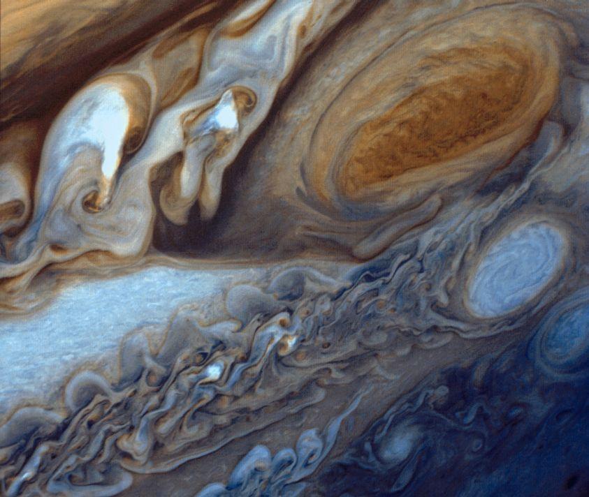 gaseosa atmósfera de Júpiter