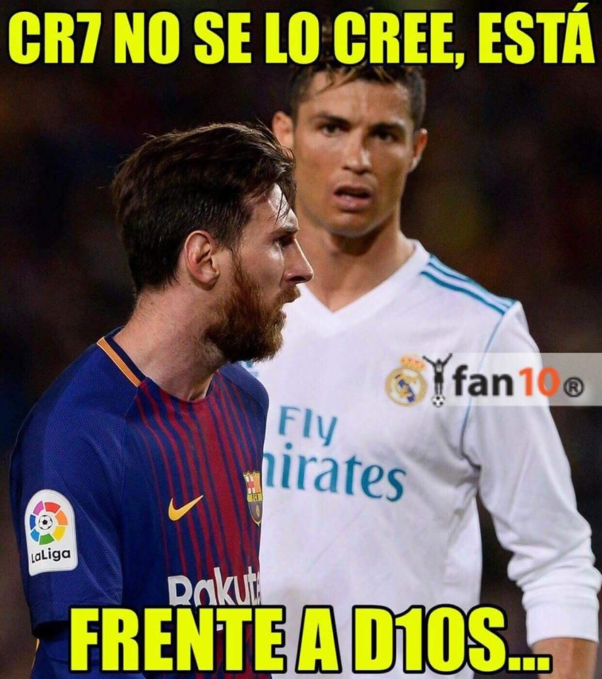 meme Barcelona vs Real Madrid