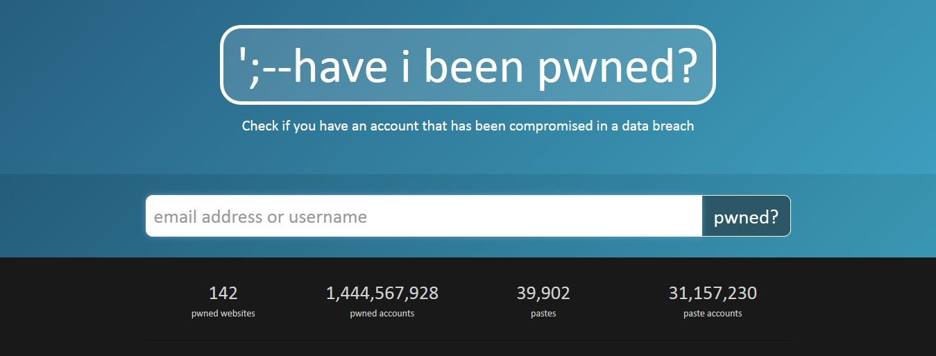 have i been pwned? 