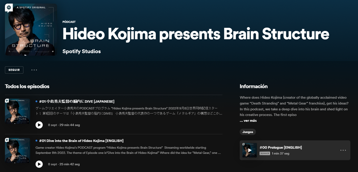 Dive into the Brain of Hideo Kojima!