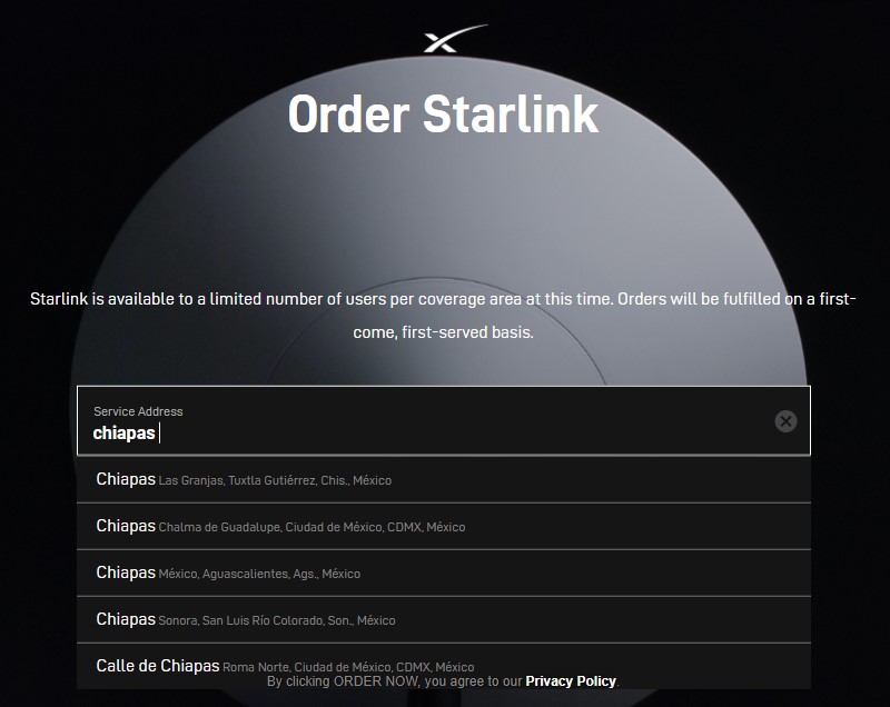 Antecedentes de Starlink en México.