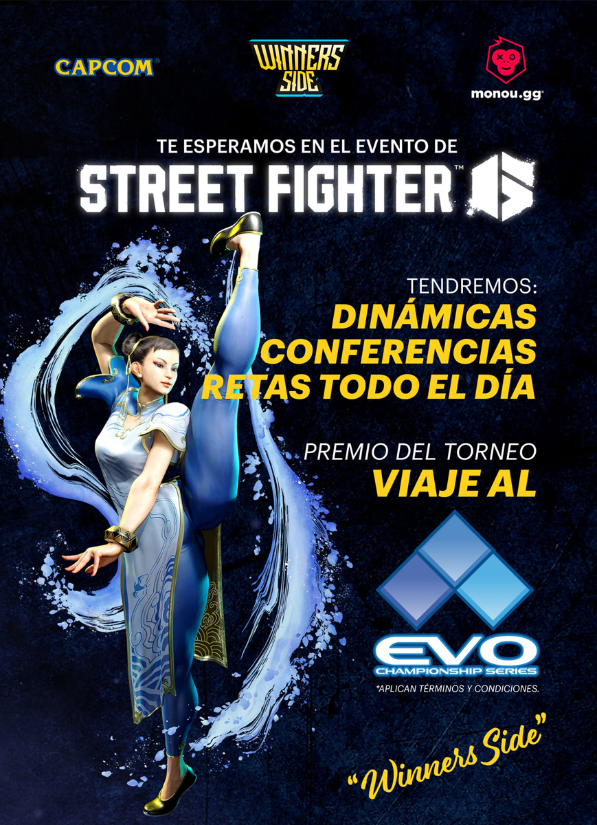 ¿Cuáles serán los premios del torneo de Street Fighter 6 en CDMX?