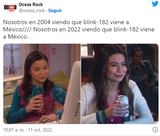 Memes de Blink 182 en México